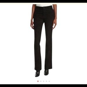 NWT Goat Suede Black Pant Raw Hem 8